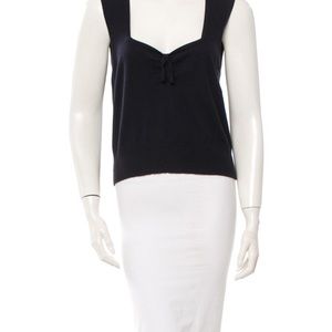 TIBI silk sweater Navy blue, excellent condition.